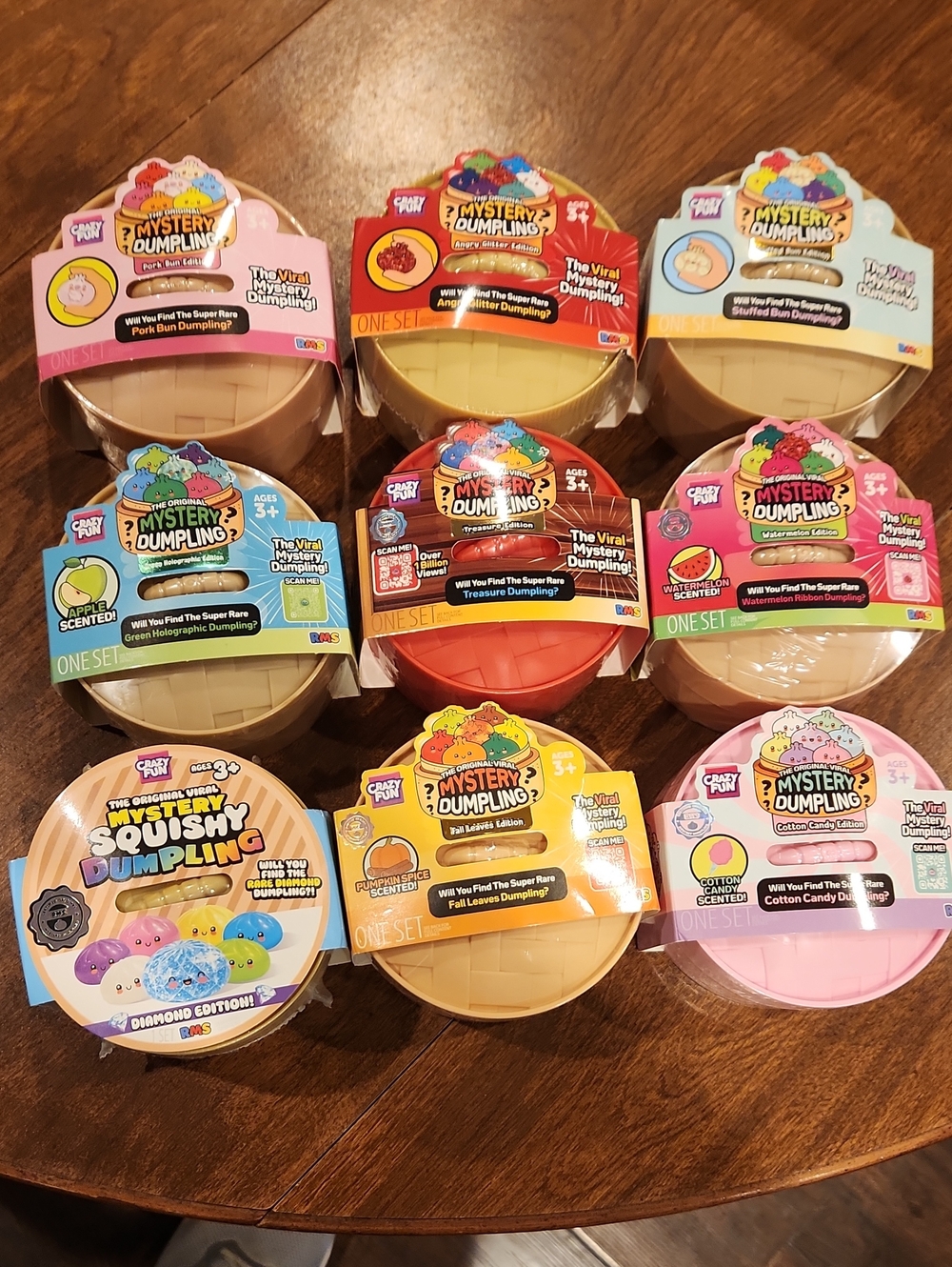 RMS Crazy Fun Mystery Dumpling Assorted (See Pics) Lot Of 9